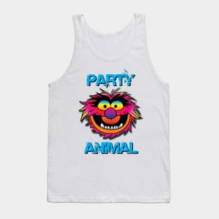 Party Animal Muppet - Blue Tank Top